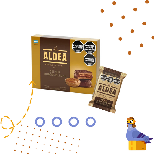 La Aldea Alfajor - Chocolate - x 12 Unidades
