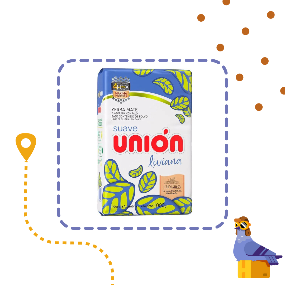 Unión Suave Liviana Yerba Mate - 500 gr - Gluten Free