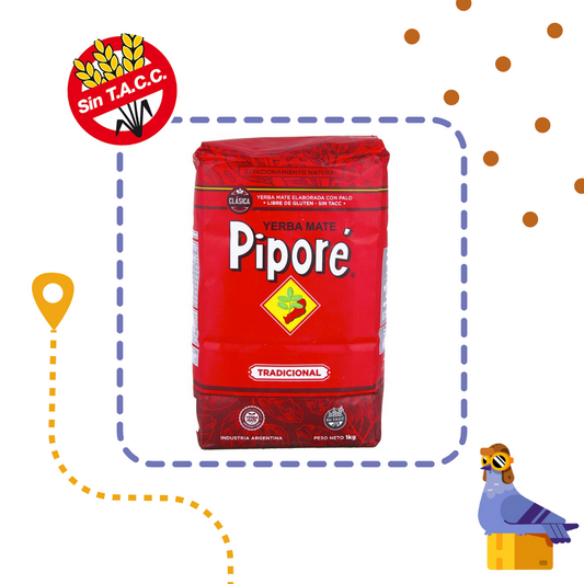 Piporé Yerba Mate Tradicional - 1 KG - Gluten Free