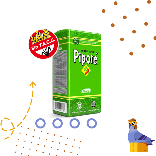 Piporé Yerba Mate Suave - 1 KG - Gluten Free