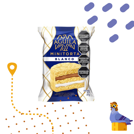 Aguila Minitorta Blanco Alfajor - Triple - x 6 Unidades