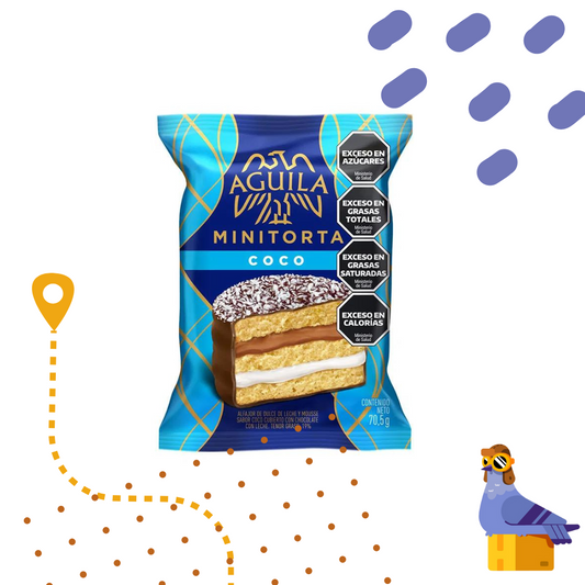 Aguila Minitorta Coco Alfajor - Triple - x 21 Unidades