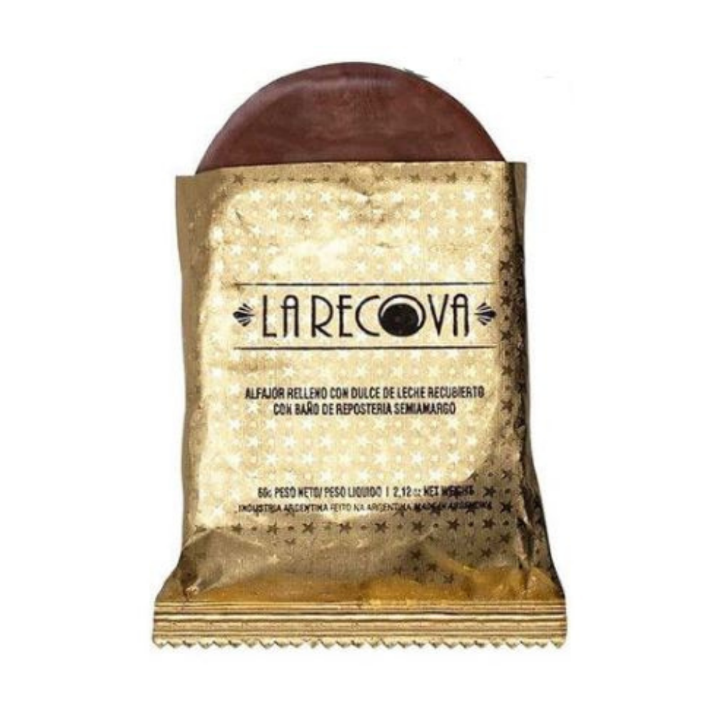 La Recova alfajor - Chocolate - x 6 Unidades