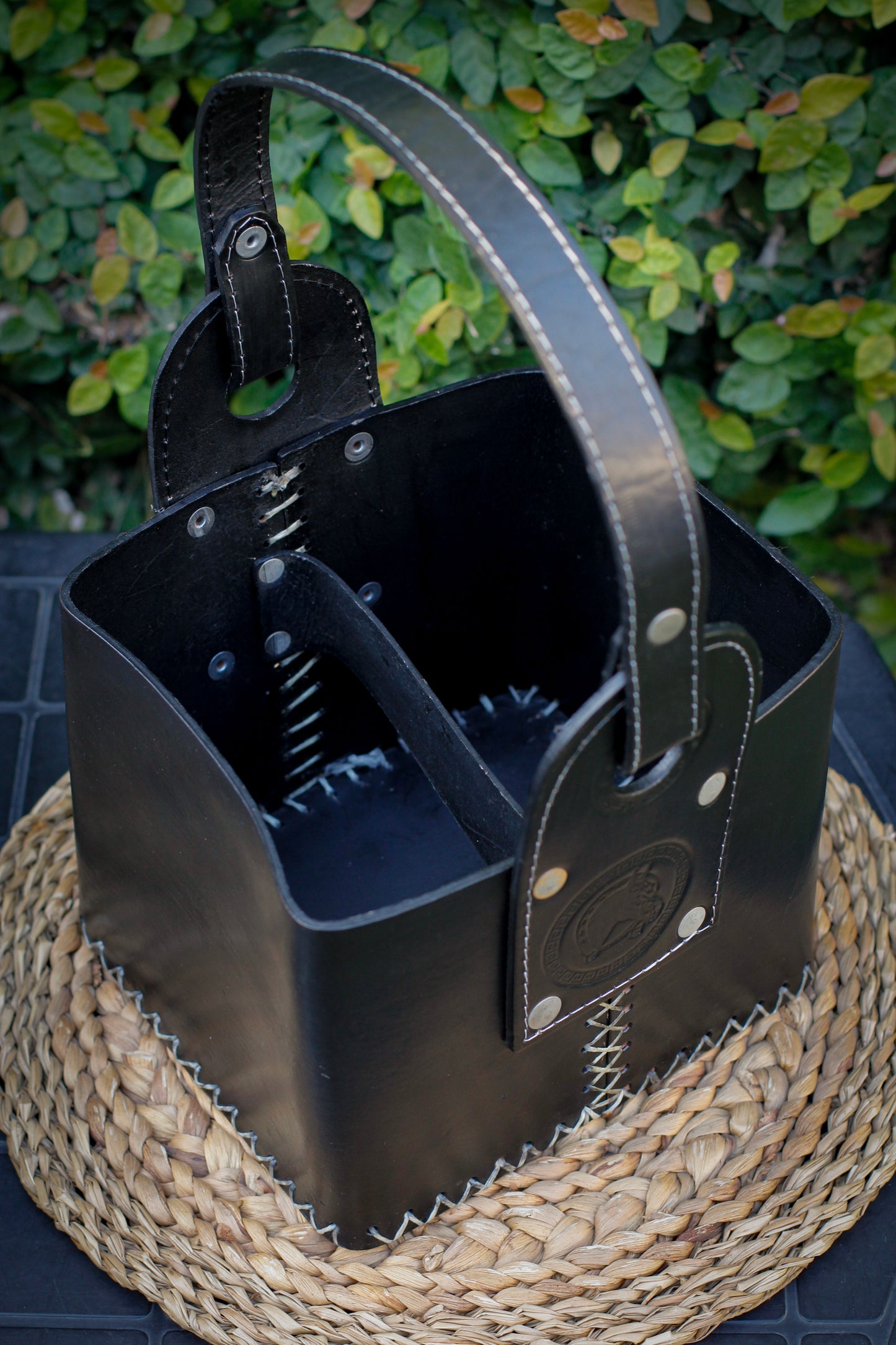 Bolso Matero - Cuero Premium - Negro