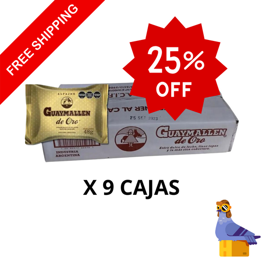 Guaymallen Alfajor - Oro Negro %25 OFF - x 216 u.(Free Shipping)