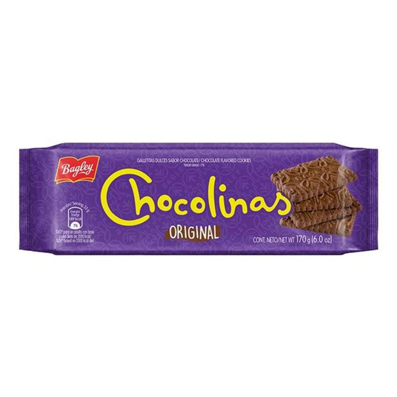 Chocolinas Galletitas - 170 gr - Pack x 3 Unidades