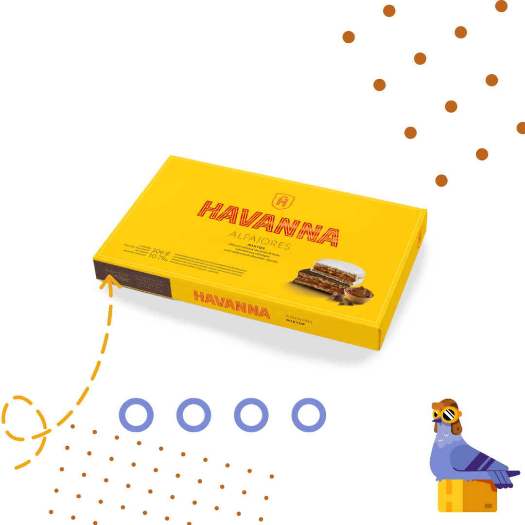 Havanna Alfajor - Mixtos - x 6 Unidades