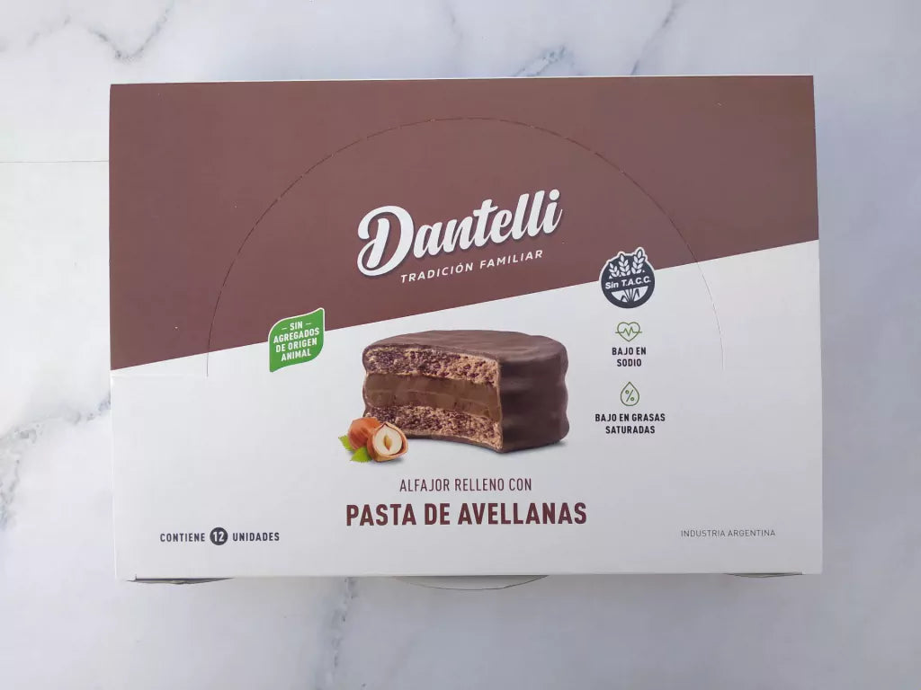 Dantelli SIN TACC - Pasta Avellanas - x 12 Unidades