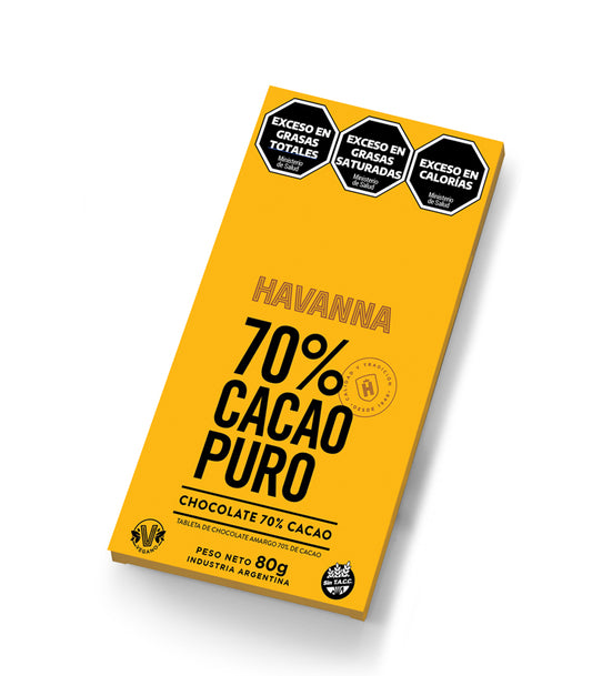 Havanna tableta chocolate 70% cacao