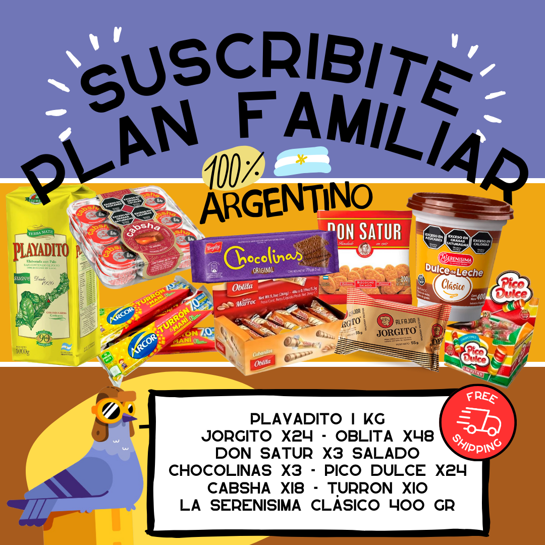 Suscripción - Plan Familiar - (85 productos)