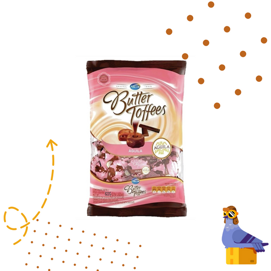 Butter Toffees Caramelos - Chocolate Aguila- 822 gr