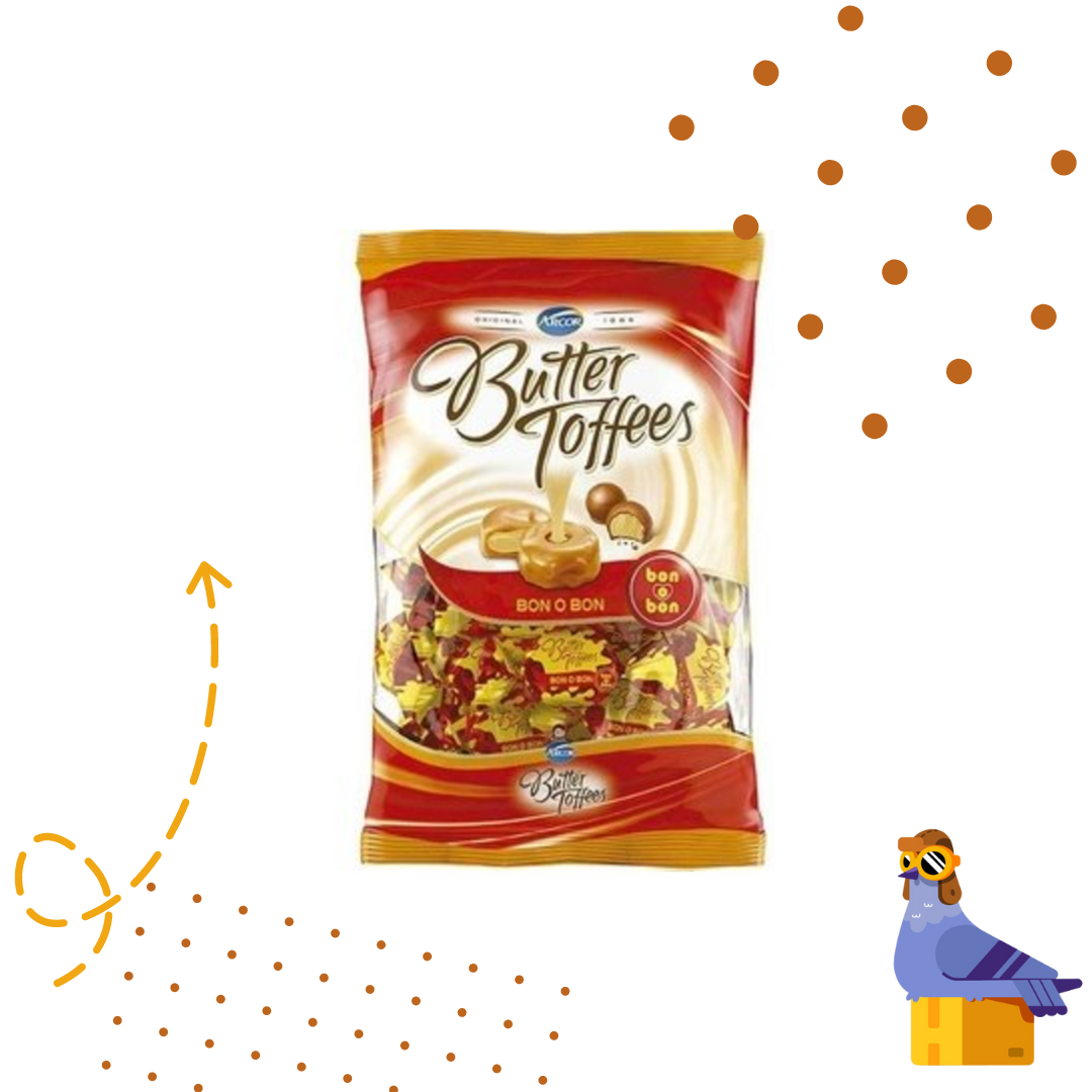 Butter Toffees Caramelos - Bon o Bon- 822 gr