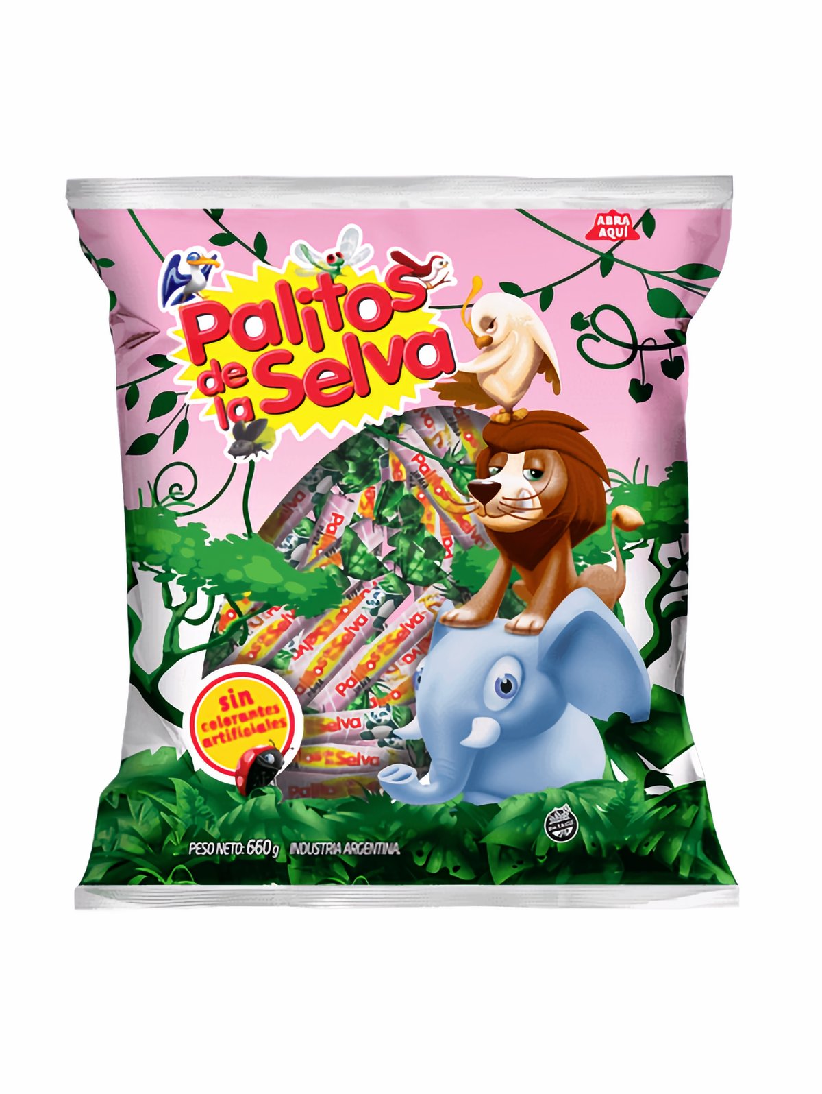 Palitos de la Selva caramelo masticable - 660gr