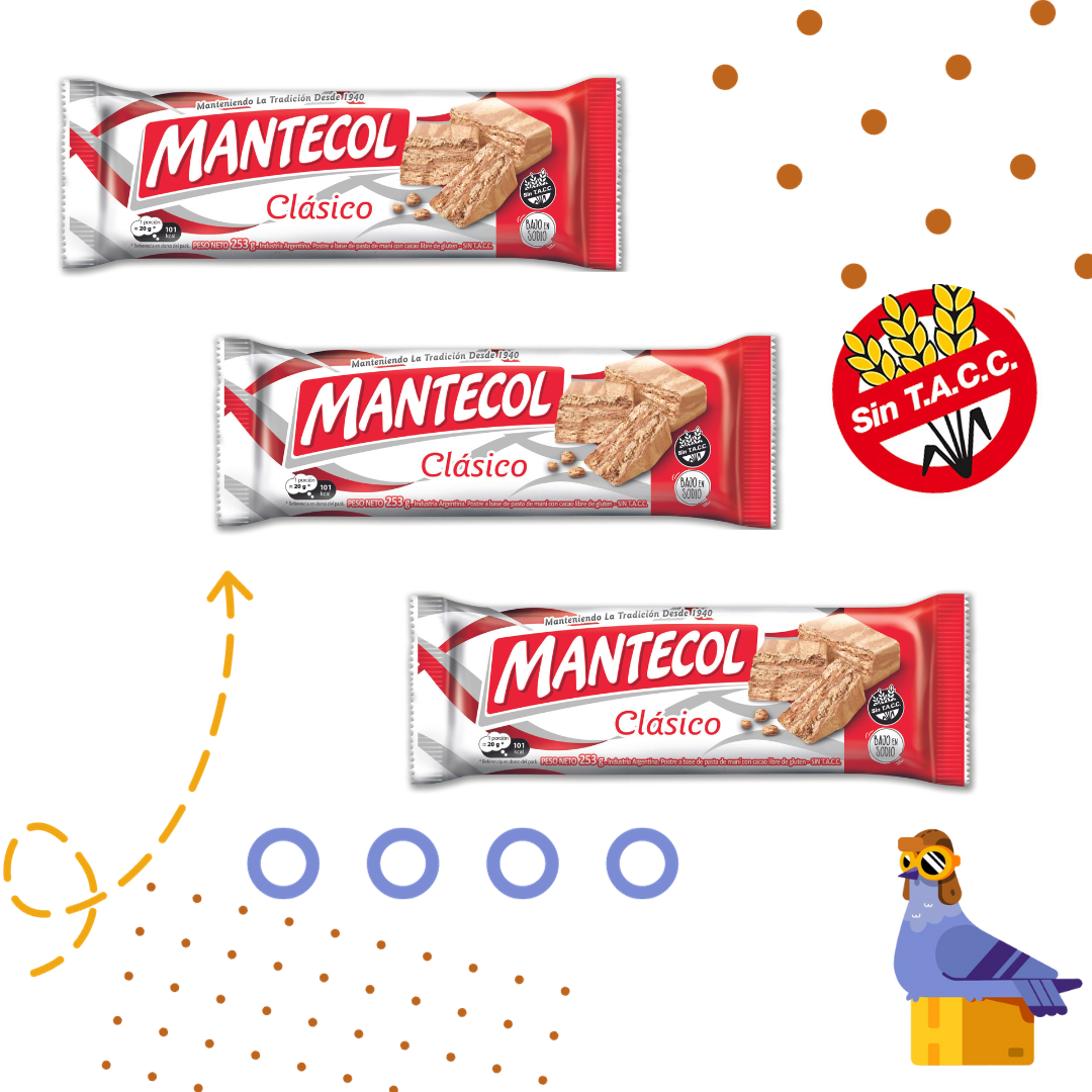 Mantecol Postre de Mani 111gr - x 3 Unidades