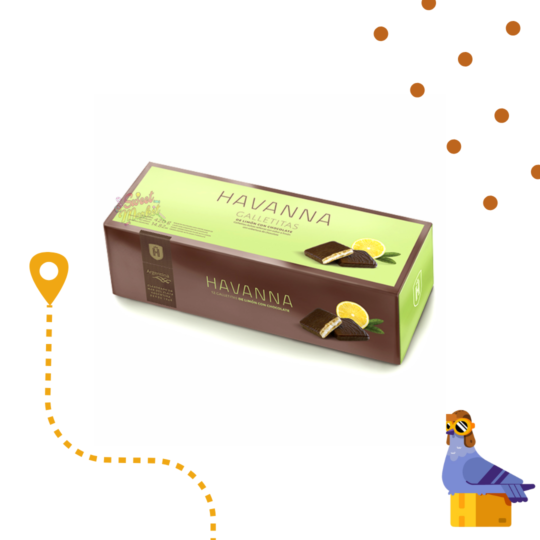 Havanna Galletita de Limon con Chocolate x 12 Unidades