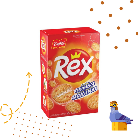 Rex Galletitas - 125 gr - Pack x 3 Unidades