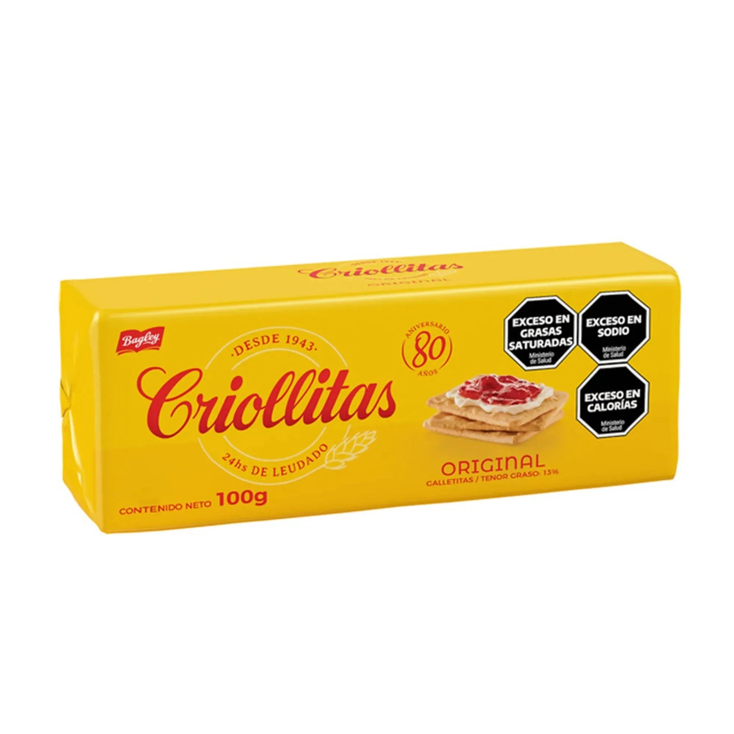 Criollitas Galletitas - 100 gr - Pack x 3 Unidades