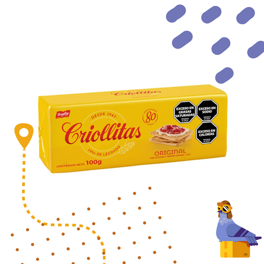 Criollitas Galletitas - 100 gr - Pack x 3 Unidades