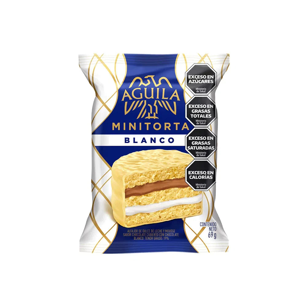 Aguila Minitorta Blanco Alfajor - Triple  - x 21 Unidades