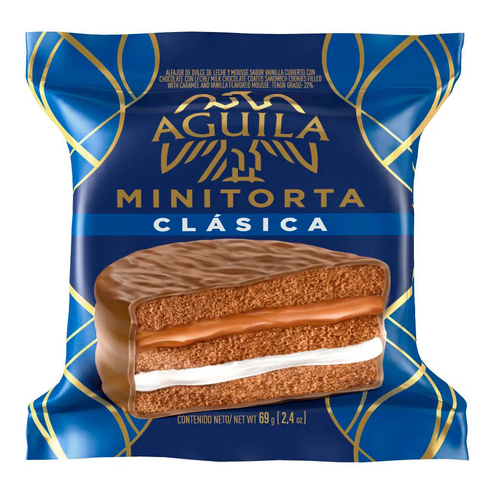 Aguila Minitorta Clásico Alfajor - Triple  - x 21 Unidades