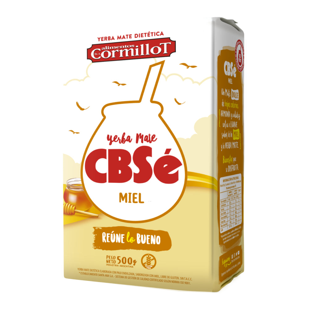 Cbse Yerba Mate - Miel - 500 gr - GLUTEN FREE