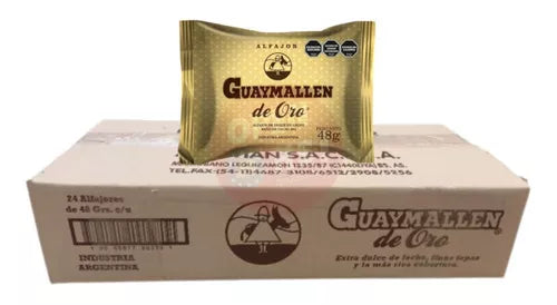 Guaymallen Alfajor - Oro Negro - x 24 u.