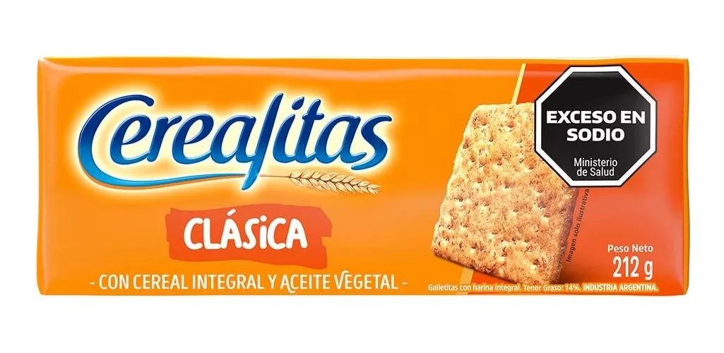 Cerealitas Galletitas - Chocolate - Pack x 3 Unidades de 212 Gr C/U