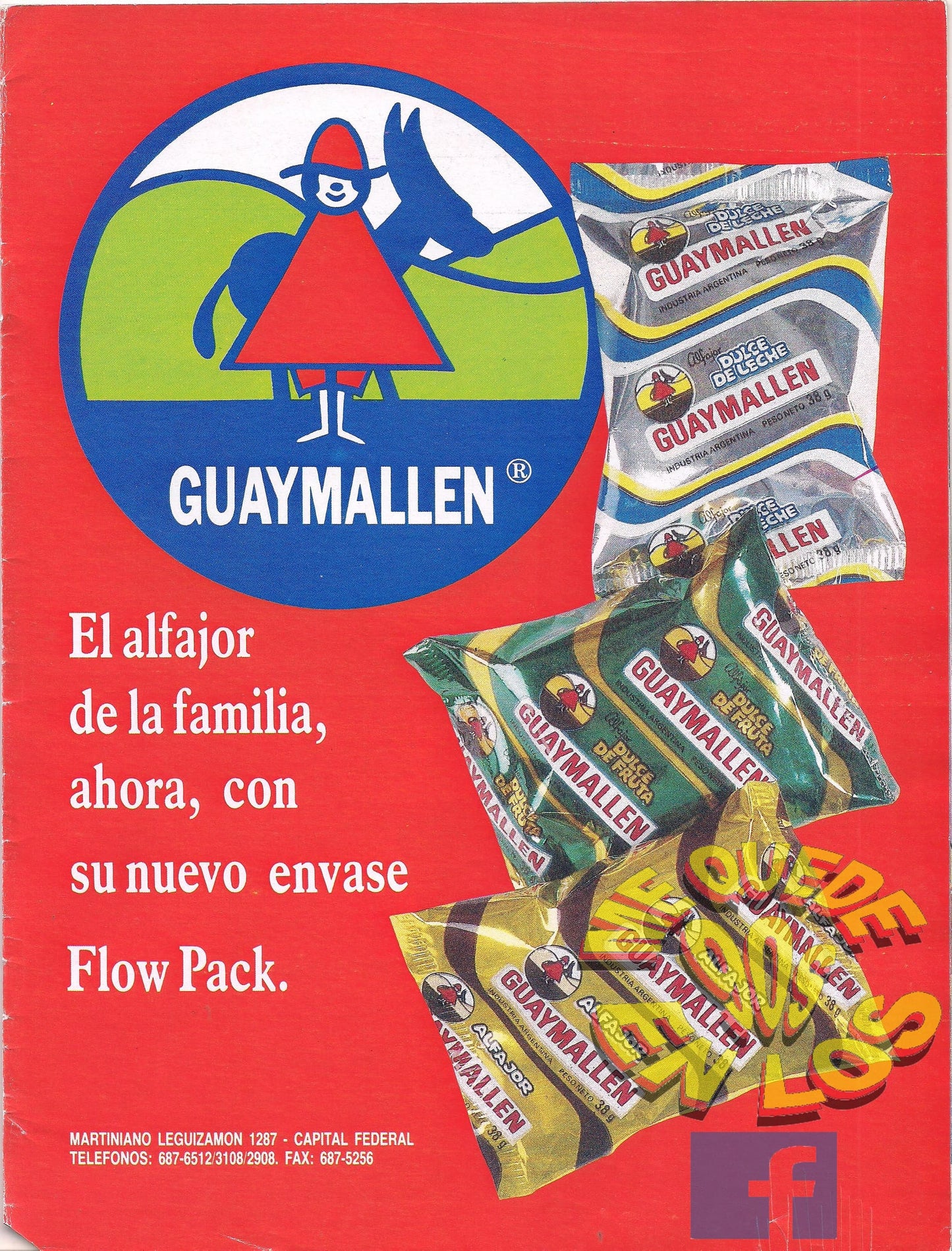 Guaymallen Alfajor - Blanco - x 40 Unidades