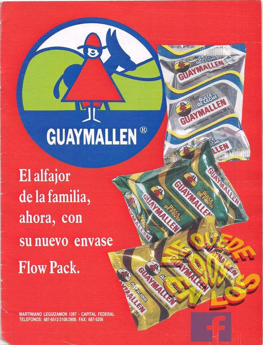 Guaymallen Alfajor - Fruta - x 40 Unidades