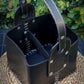 Bolso Matero - Cuero Premium - Negro