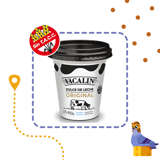 Vacalin Dulce de Leche 400 gr GLUTEN FREE