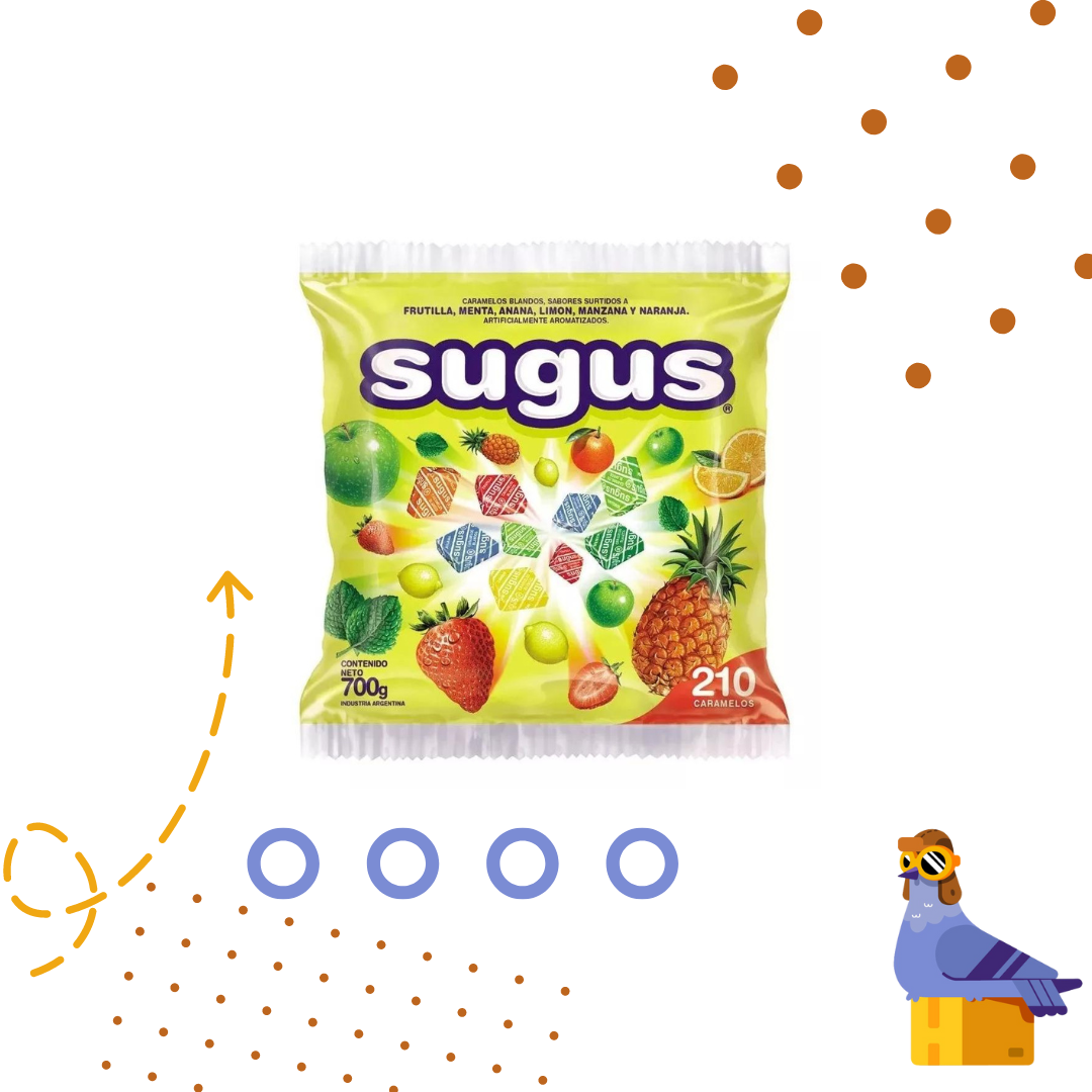 Sugus caramelos - 700gr