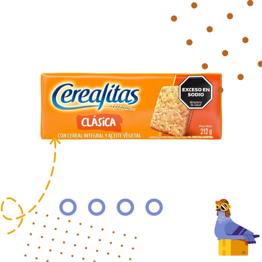 Cerealitas Galletitas - Chocolate - Pack x 3 Unidades de 212 Gr C/U