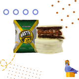 Rasta Alfajor - Chocolate Blanco -  x 6 Unidades