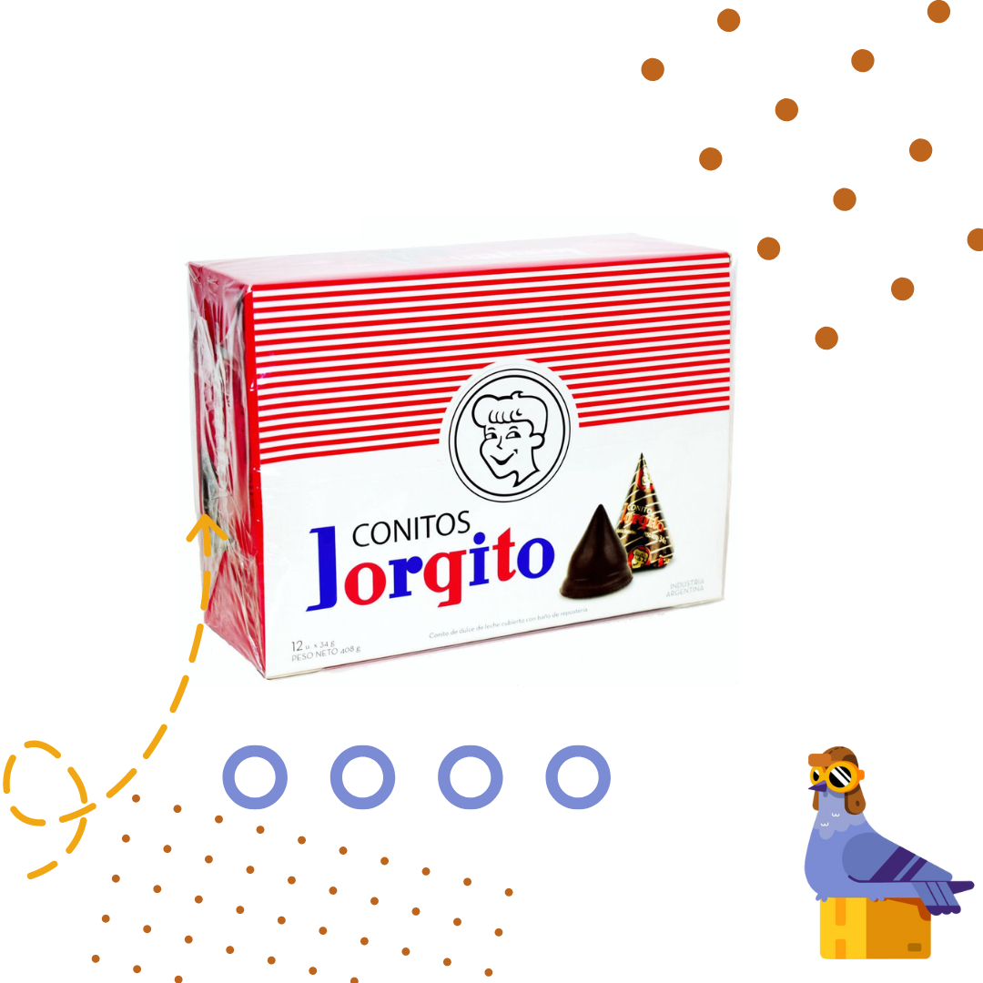 Conitos Jorgito - Chocolate x 12 Unidades