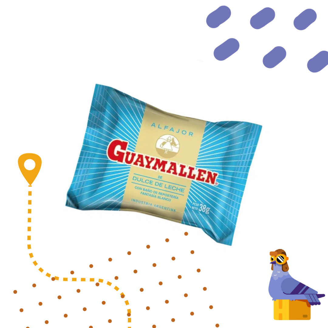 Guaymallen Alfajor - Blanco - x 40 Unidades