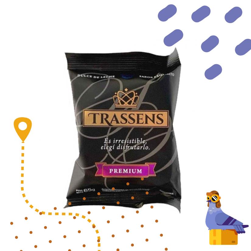 Trassens Alfajor - Premium Negro x 12u.