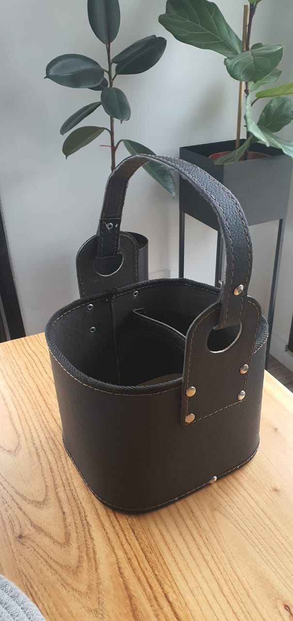 Bolso Matero - Eco Cuero - Negro