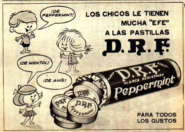 Pastillas DRF Menta  x 12 Unidades