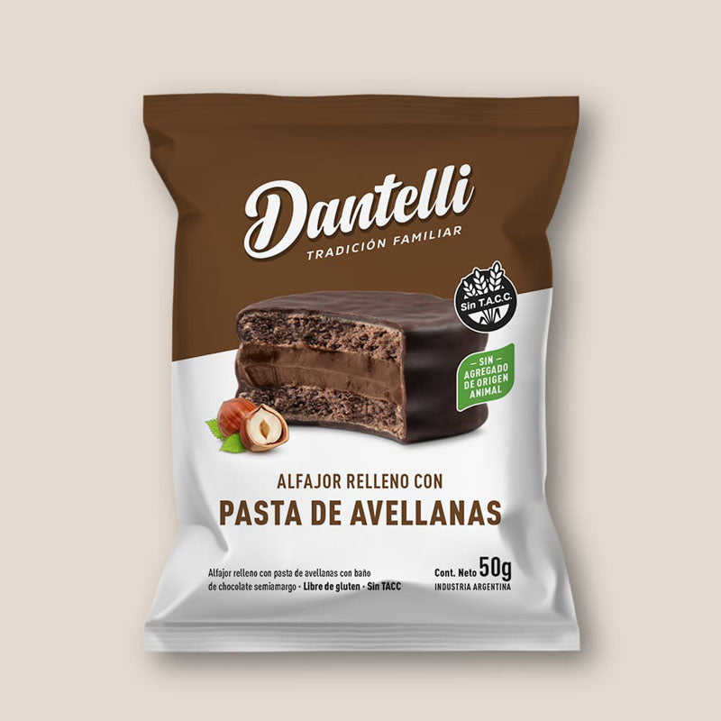 Dantelli SIN TACC - Pasta Avellanas - x 12 Unidades