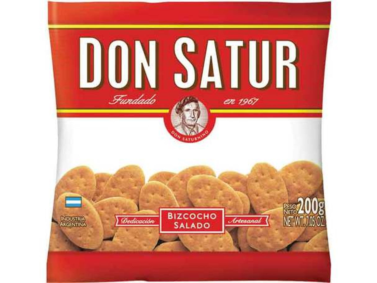 Don Satur Bizcochito - Grasa/Salado - Pack x 3 Unidades