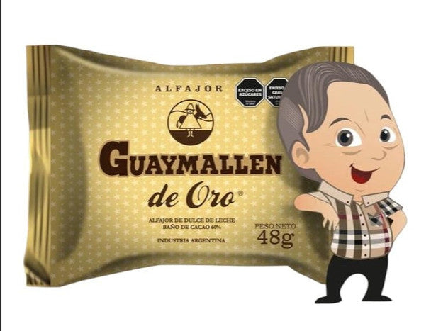 Guaymallen Alfajor - Oro Negro - x 24 u.